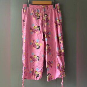 Vintage, Betty and Veronica, cropped pjamas pants , drawstring waist, M, Archie